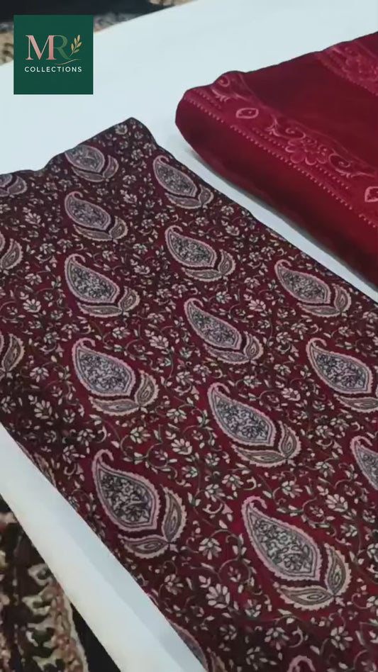 Pure China Velvet - 3 Pcs