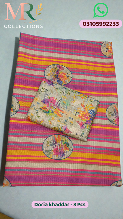 Doria Khaddar 3 Pcs